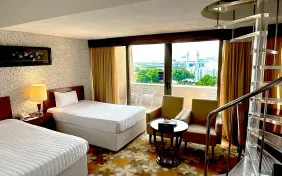 دوبلکس چهارنفره روبه جزیره (اقامت با صبحانه)