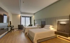 اتاق سه تخته دیلاکس ویو جنگل طبقات 9 تا 18 (اقامت باصبحانه)