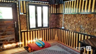 کلبه چوبی ۲۰ متری (دارای سرویس بهداشتی اختصاصی)