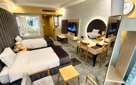 اتاق دوتخته توئین vip طبقه20 (اقامت با صبحانه)