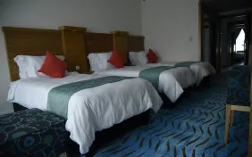 اتاق سه تخته توئین رو به جزیره (اقامت با صبحانه)