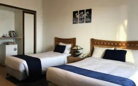 اتاق دو تخته رو به محوطه (اقامت با صبحانه)