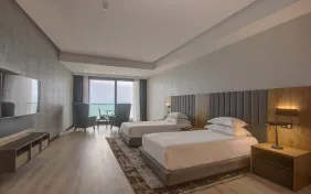 اتاق دوتخته تویین استاندارد ویو دریا طبقات 2 تا 8 (اقامت باصبحانه)